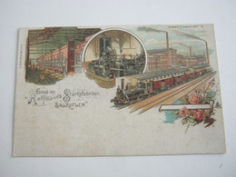 Bad Salzuflen , Eisenbahn,  , Schöne Karte  Um 1900 - Bad Salzuflen