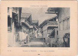 Delcampe - Strasse In Brienz - Une Rue à Brienz - Large Print - Brienz