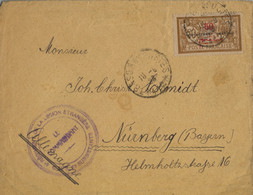 Delcampe - 1923 MAROC , LEGION ÉTRANGÉRE  , CASBAH TADLA  - NÜRNBERG , MAT. " TRESOR ET POSTES - 412 " . YV. 50 - Covers & Documents