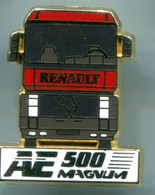 PIN'S  - CAMION - RENAULT MAGNUM 500 - SIGNE ARTHUS BERTRAND - Transports