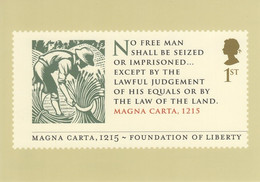 Great Britain 2015 PHQ Card Sc 3403 1st Farmer, Magna Carta Quote - Carte PHQ