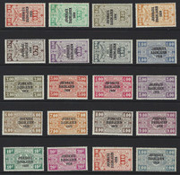 A13 - Belgium - 1928 - Railways Parcel Stamps With Surcharge Journaux Dagbladen 1928 - Mix MH/MNH - Journaux [JO]
