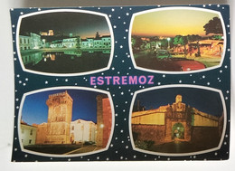 ESTREMOZ - Évora - 4 Vistas -  Ed. CÓMER P1316 - PORTUGAL - 2 SCANS - Portalegre