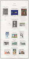 FRANCE / 1985  A 1989 - 5  ANNEES  COMPLETES OBLITEREES DU # 2347  AU 2614 / COTE 195.50 € / 16 IMAGES (ref  7320) - 1980-1989