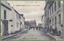 CPA - LOIRE ATLANTIQUE - GUÉMÉNÉ-PENFAO - ROUTE DE REDON - Animation, Commerces - édition Lacroix / 811 - Guémené-Penfao