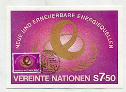 MC 099096 UNO VIENNA - Wien - Neue Und Erneuerbare Energiequellen  - 1981 - Cartes-maximum