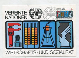 MC 099101 UNO VIENNA - Wien - Wirtschafts- Und Sozialrat  - 1980 - Tarjetas – Máxima