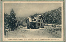 CPA - Environs De St-Michel-sur-Meurthe (88) HERBAVILLE - Aspect De La Maison Forestière En Hiver 1915 - Chatenois