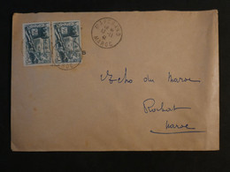 BJ14 MAROC BELLE LETTRE 1941 MARCHAND  + + AFFRANCH. INTERESSANT - Covers & Documents