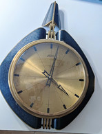 RARE ; HORLOGE MURALE DES ANNÉES 50 ATLANTA West Germany - Wandklokken