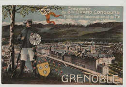 C.SM- GRENOBLE - Souvenir Du 18me GRAND CONCOURS National Et International De Tir - // Circulé 31 MARS1972 - Tir (Armes)