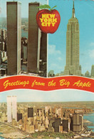 - NEX YORK CITY - Greetings From The Big Apple - Scan Verso - - Empire State Building