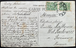 Poland  1909 Russian Period Warsaw 20.1.1909 Nice Card - Cartas & Documentos
