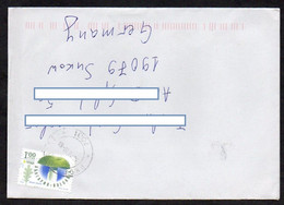 Bulgarien 2014 MiNr. 5132 Pilze: Russula Virescens Auf Brief In Die BRD - Storia Postale