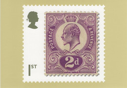 Great Britain 2019 PHQ Card Sc 3802b 1st 1p Edward VII Unissued Classic British Stamps - PHQ Karten