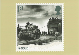 Great Britain 2019 PHQ Card Sc 3859c 1st Gold Beach - Carte PHQ