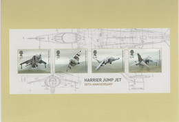 Great Britain 2019 PHQ Card Sc 3845 The Harrier Jump Jet 50th Ann - PHQ-Cards