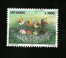 Francobolli S. Marino 1996 - Uccelli Da Lire 1.000 - Used Stamps