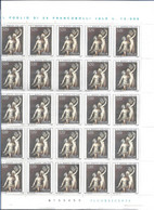 1980 Italia Repubblica Palma Il Vecchio E Bernini Lire 520 2 Fogli MNH** - Full Sheets