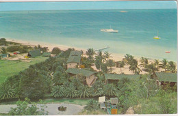 ANTIGUA View From Caribbean Beach Club Showing Beach Lift To Take You To The Beach - RPPC - Antigua Und Barbuda