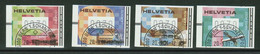 Suisse // Switzerland // Timbres D'automates //  2001 // Moyens De Transport De La Poste 1er Jour,  No.15-18 - Automatic Stamps