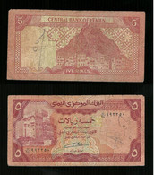 Yemen - 5 Rial - Circolato Used Pick. 17 - Jersey