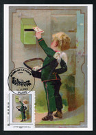 FRANCE (2022) Carte Maximum Card - Jouez, Postez, Musée De La Poste - Petit Ange Facteur, Mailbox, Buzon, Boite Lettres - 2020-…