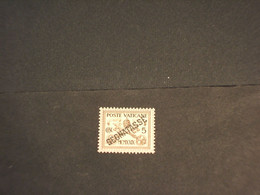 VATICANO - SEGNATASSE - 1931 STEMMA 5 C.  - NUOVO(++) - Postage Due