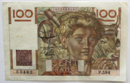 France - 100 Francs - 1-4-1954 - PICK 128e.7 / F28bis.06 - TTB+ (filigrane Inversé) - 100 F 1945-1954 ''Jeune Paysan''