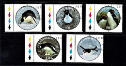 Ross Dependency (NZ) 2014 Penguins Left Marginal Set Of 5 Used - Used Stamps