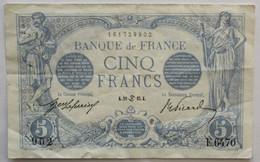 France - 5 Francs - 29-6-1915 - PICK 70a / F2.28 - TTB - 5 F 1912-1917 ''Bleu''