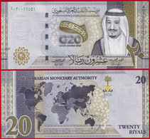 Saudi Arabia 20 Riyals 2020 P-44 "G20 Summit In Riyadh" UNC - Arabie Saoudite