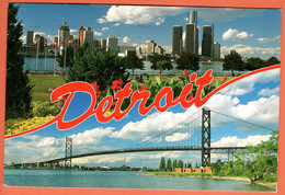 United States Royal Oak 1990 / Detroit, Michigan And Windsor, Ontario, Canada Connectedby Ambassador Bridge - Detroit