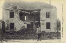 51 Thisy Le Café De La Gare Détruit Guerre 1914/18 Animée - Andere & Zonder Classificatie