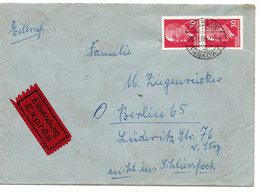 62720 - DDR - 1965 - 2@30Pfg Ulbricht A EilBf BERLIN -> Westberlin - Covers & Documents