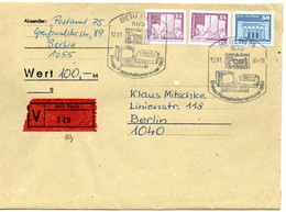 62750 - DDR - 1990 - 50Pfg Kl.Bauten MiF A W-Bf (10g/100M) M SoStpl BERLIN - 500 JAHRE POSTWESEN ... -> Berlin - Correo Postal