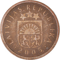 Monnaie, Lettonie, Santims, 2005 - Lettonie