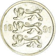 Monnaie, Estonie, 5 Senti, 1991 - Estonia