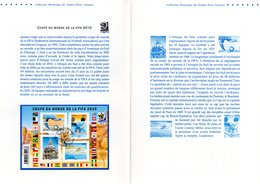 FRANCE 2010 " COUPE DU MONDE DE FOOTBALL EN AFRIQUE DU SUD " Sur Doc Officiel 1°Jour De 4 Pages. N° YT F4481. DPO - 2010 – Zuid-Afrika