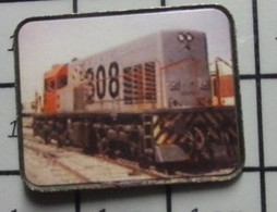 1315c Pin's Pins / Beau Et Rare / TRANSPORTS / LOCOMOTIVE A IDENTIFIER PHOTO COULEUR - Transports