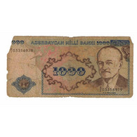 Billet, Azerbaïdjan, 1000 Manat, 1993, KM:20a, AB - Aserbaidschan