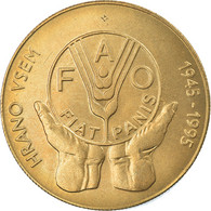 Monnaie, Slovénie, 5 Tolarjev, 1995, FDC, Nickel-brass, KM:21 - Slovenia