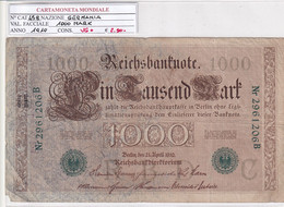 GERMANIA IMPERO 1000 MARK 1910 P 45B - 1.000 Mark