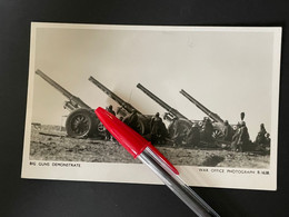 T1255 - Big Guns Demonstrate - Canons Armée Anglaise - Cachet Régiment Du Génie Fort D'ISSY - Matériel