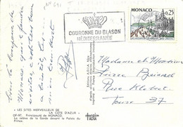 MONACO  - TIMBRE N° 691 -  MONACO 1866 1966  - TARIF 18 01 65 -  FLAMME MC 1 A  - 1966 - Brieven En Documenten