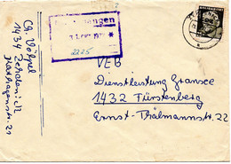 62773 - DDR - 1977 - 25Pfg FDGB-Beitragsmarke Als Briefmarke A Bf ZEHDENICK -> Fuerstenberg - Storia Postale