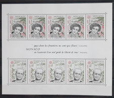 MONACO - BLOC ET FEUILLET - N°18 (1224-1225) - Neufs SAN Charnière ** / MNH - Blocs