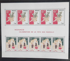 MONACO - BLOC ET FEUILLET - N°19 (1273-1274) - Neufs SAN Charnière ** / MNH - Blocs