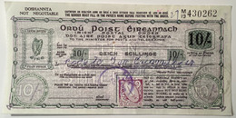 Ireland RARE "Irish Postal Order" 10s 1967(postal Note Stationery Money Irlande Entier Irland Bon Cover Lettre Ganzsache - Postwaardestukken