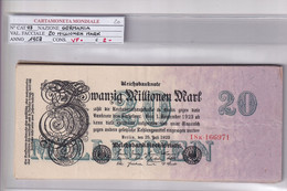 GERMANIA WEIMAR 20 MILLIONEN MARK 1923 P 97 - 20 Miljoen Mark